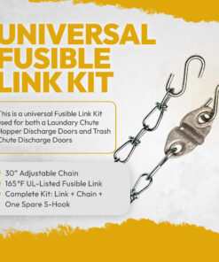 Fusible Link Kit for Laundry & Trash Chute Discharge Door