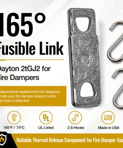 165 Degree Fusible Links Dayton 2TGJ2 for Fire Dampers