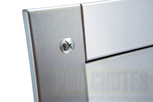 trash chute door front edge trim